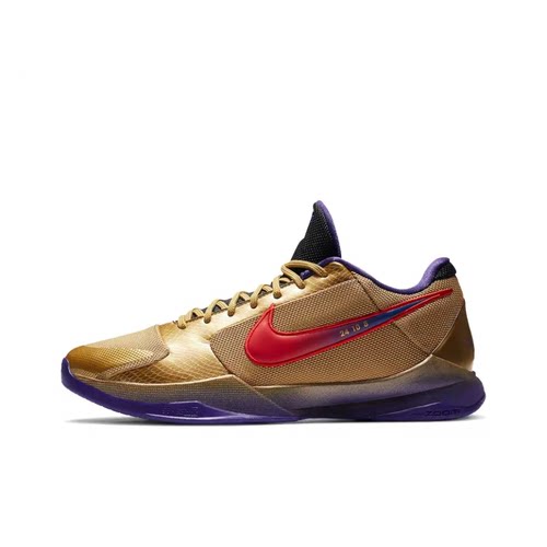 Nike紫金色男女同款低帮篮球鞋