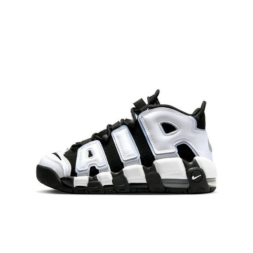 Nike Air More Uptempo 大Air 黑白色GS中帮复古篮球鞋DQ6200-001