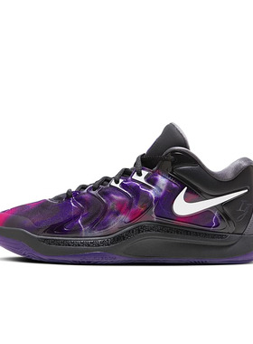 Nike KD 17杜兰特17代 黑紫色 男子运动实战低帮篮球鞋HF4083-900