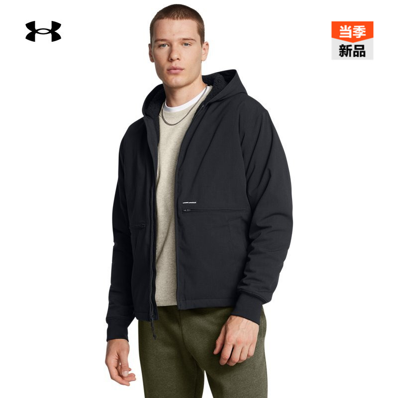 安德玛男子户外抓绒夹克