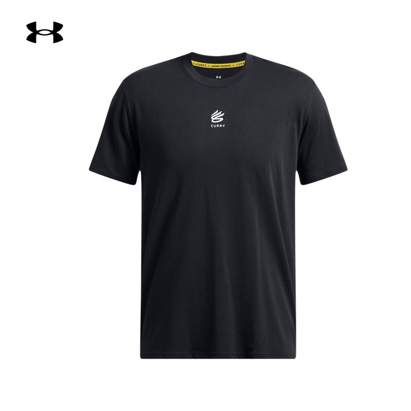 安德玛官方男子高克重短袖T恤