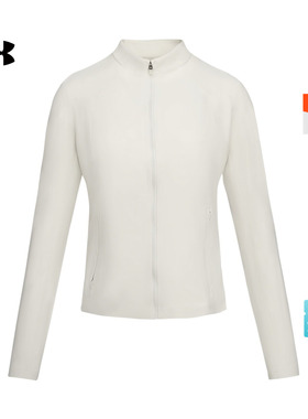 安德玛官方UA春夏Premium Sleek女子训练运动全拉链外套6014346