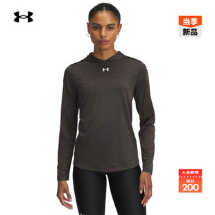T恤6005507 Team女子连帽训练运动长袖 安德玛官方UA秋冬Tech Vent