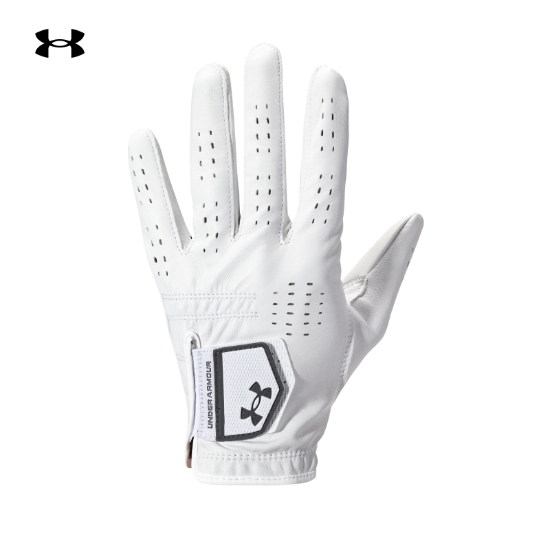 安德玛镂孔设计高尔夫手套