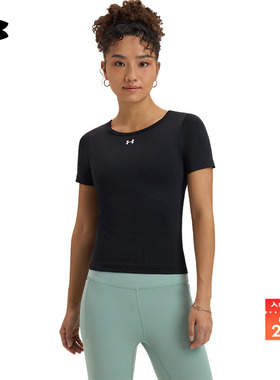 安德玛官方UA Seamless女子训练健身运动短袖T恤1379149