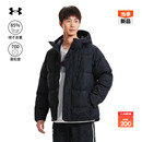 安德玛官方UA冬Horizon男子700蓬运动休闲短款 鸭绒羽绒服1378830