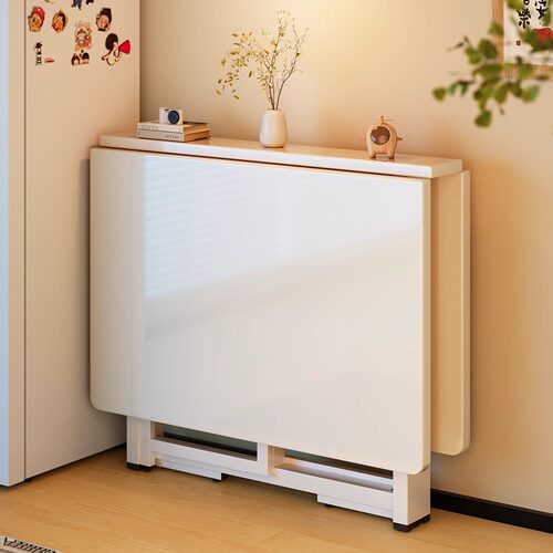 折叠桌子家用小户型餐桌出租屋免安装简易吃饭桌子多功能可折叠桌