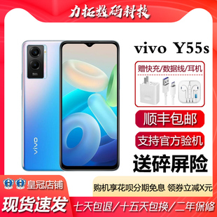 6.5英寸屏幕超大电池拍照智能手机 vivo 双模5G Y55S 天玑700 新款