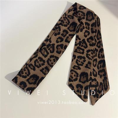 豹纹美式复古围脖配饰