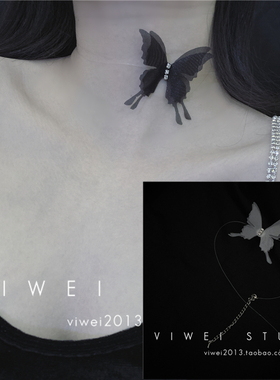 choker度假风透明鱼线隐形项圈