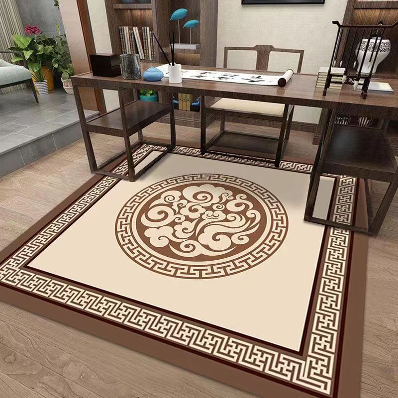 家用书房中国风水晶绒简约好打理