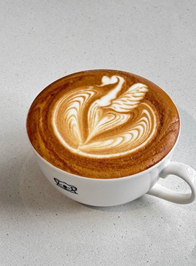 韩国Koala Latte Cup 陶瓷咖啡杯拿铁拉花杯考拉熊杯家用意式压纹