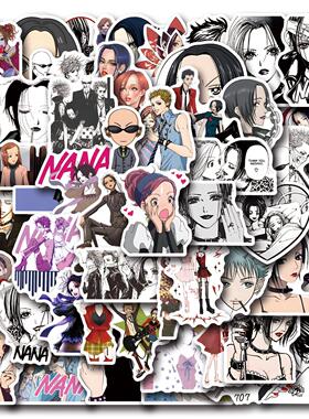 55张二次元动漫Nana卡通动画贴画笔记电脑保温杯平板机车头盔贴纸