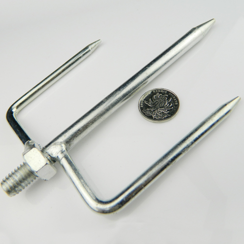 钓鱼伞地插 通用螺丝钓鱼伞地插配件伞插伞叉钓鱼伞插地配件叉子