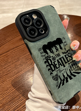 披头士乐队手机壳适用苹果16promax小米15红米k60华为mate70荣耀100vivo磁吸oppo羊皮12一加9The Beatles周边