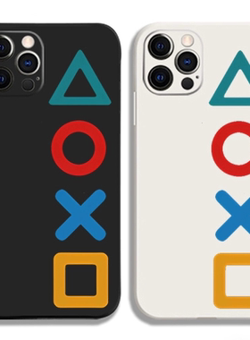 PS手柄经典符号Playstation手机壳适用iphone13proma硅胶vivoiqoo12苹果16小米15红米k80华为mate70周边oppo