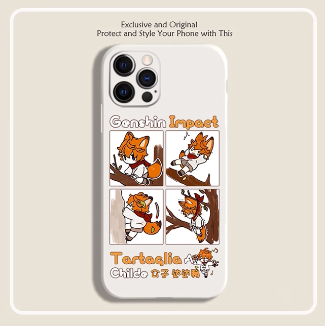 游戏 达达利亚手机壳适用苹iphone14promax公子vivoS16苹果13红米k60黑鲨4s小米13华为p50周边oppo三星s23u套