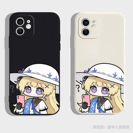 鸣潮周边菲比游戏手机壳适用苹果iphone17硅胶vivo小米14红米k90荣耀300华为pura80全包oppo一加ace6t三星s25