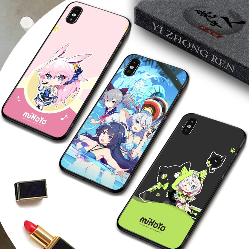 学园手机壳适用于苹果x八重樱vivo硅胶OPP周边O华为小米套三星魅族苹果16promax