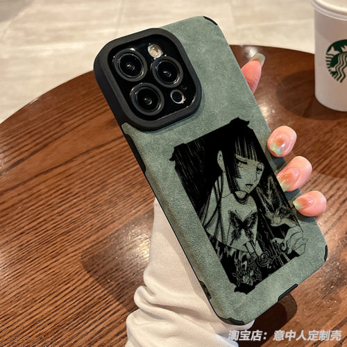 小羊皮材质防摔全包任意机型