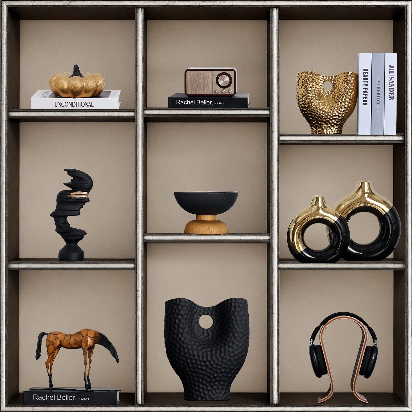 意式极简高级感套装摆件组合客厅餐边柜电视柜装饰办公室艺术软装,家居饰品,装饰摆件,淘宝优惠券,粉丝福利购,淘宝优惠卷