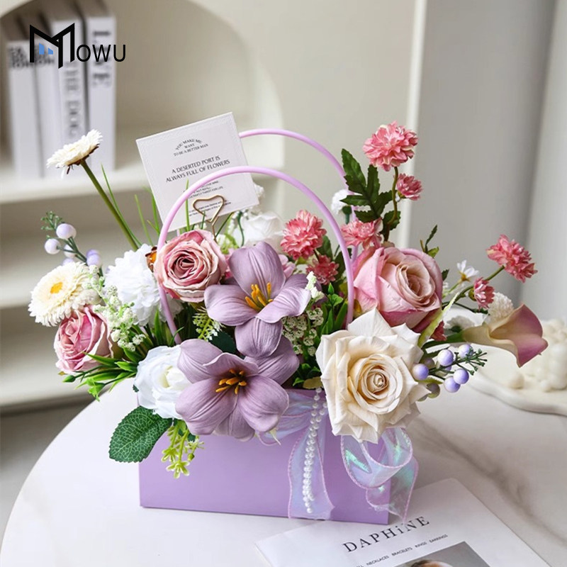 高级感假花装饰摆件客厅仿真花摆设餐桌花摆花轻奢送女生插花礼盒,家居饰品,仿真花/假花,淘宝优惠券,粉丝福利购,淘宝优惠卷