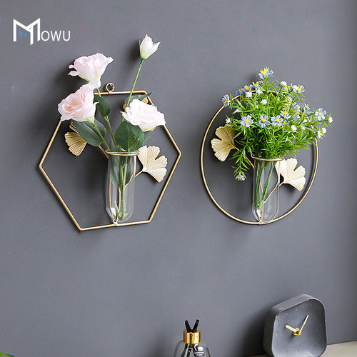 墙面装饰挂件餐厅墙上假花