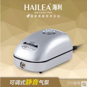 正品海利氧气泵水族箱小型养鱼冲氧家用制氧机超静音鱼缸增氧气泵
