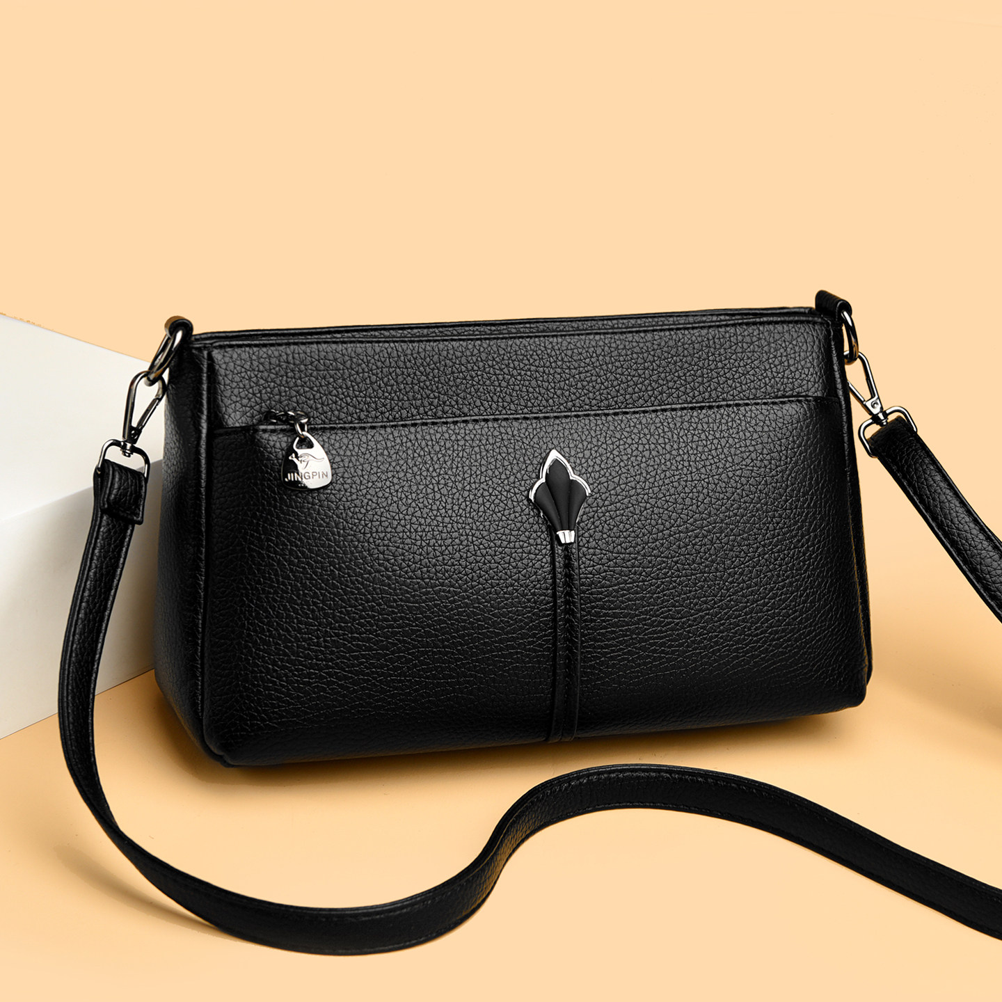 真皮妈妈包女2026新款质感百搭单肩包大容量牛皮斜挎包多层手提包,箱包皮具/热销女包/男包,通用款女包,淘宝优惠券,粉丝福利购,淘宝优惠卷