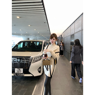 设计感百搭披肩修身 气质进阶 显瘦针织连衣裙两件套 99jiu With