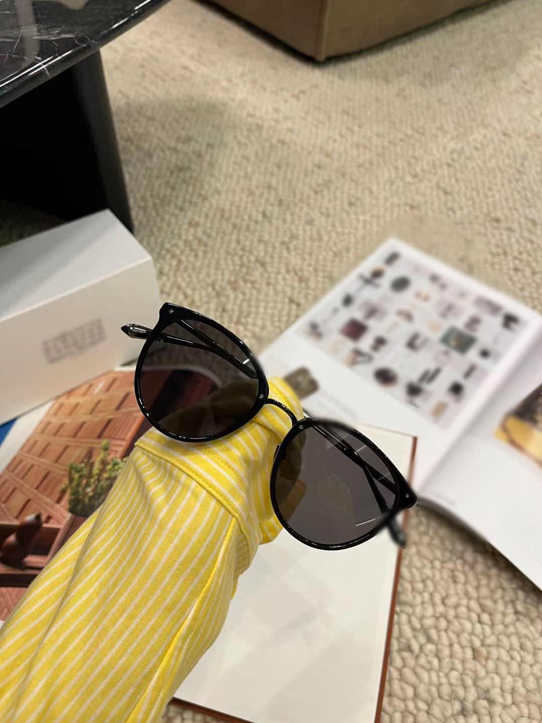 复古ins太阳镜女2024新款圆框可爱网红墨镜反光 街拍遮光眼镜男潮