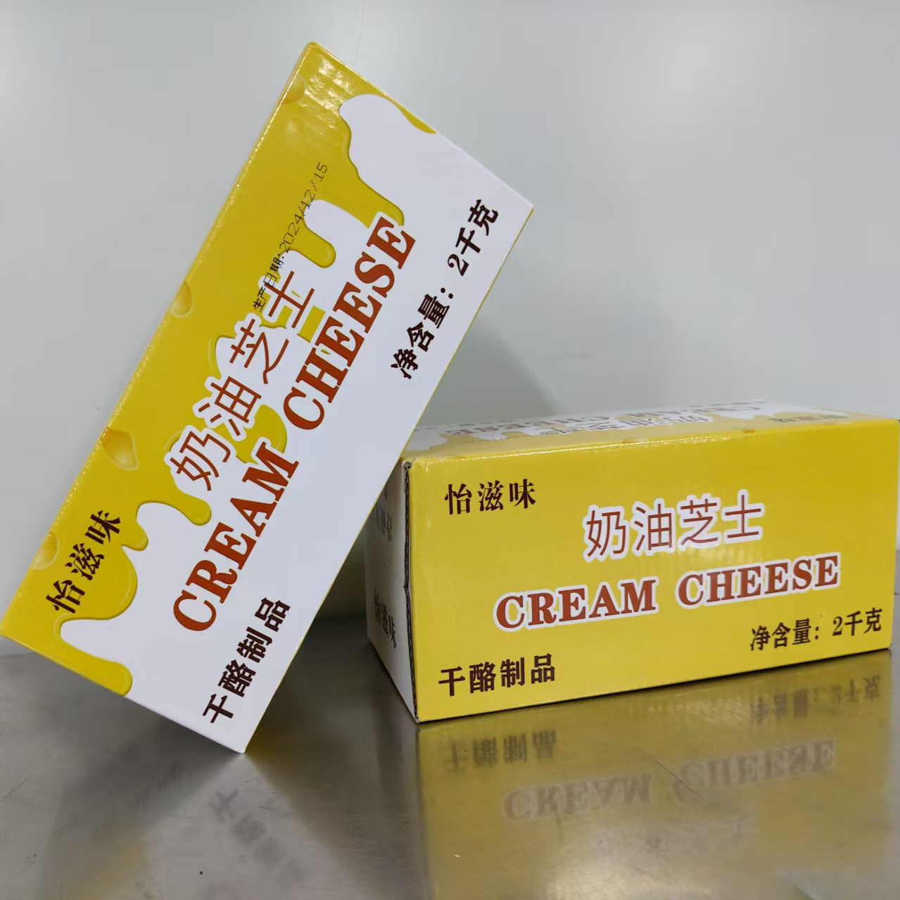 怡滋味奶油芝士2kg国产奶油奶酪 麻糍蛋糕慕斯专业