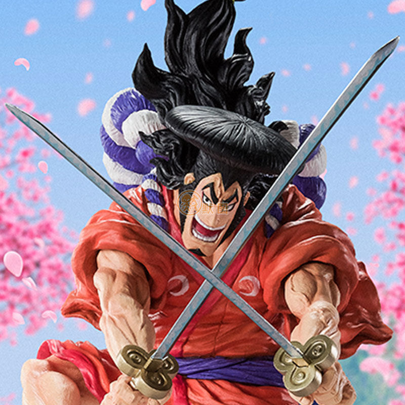 万代figuartszero日版手办 海贼王和之国 超激战 光月御田 二刀流