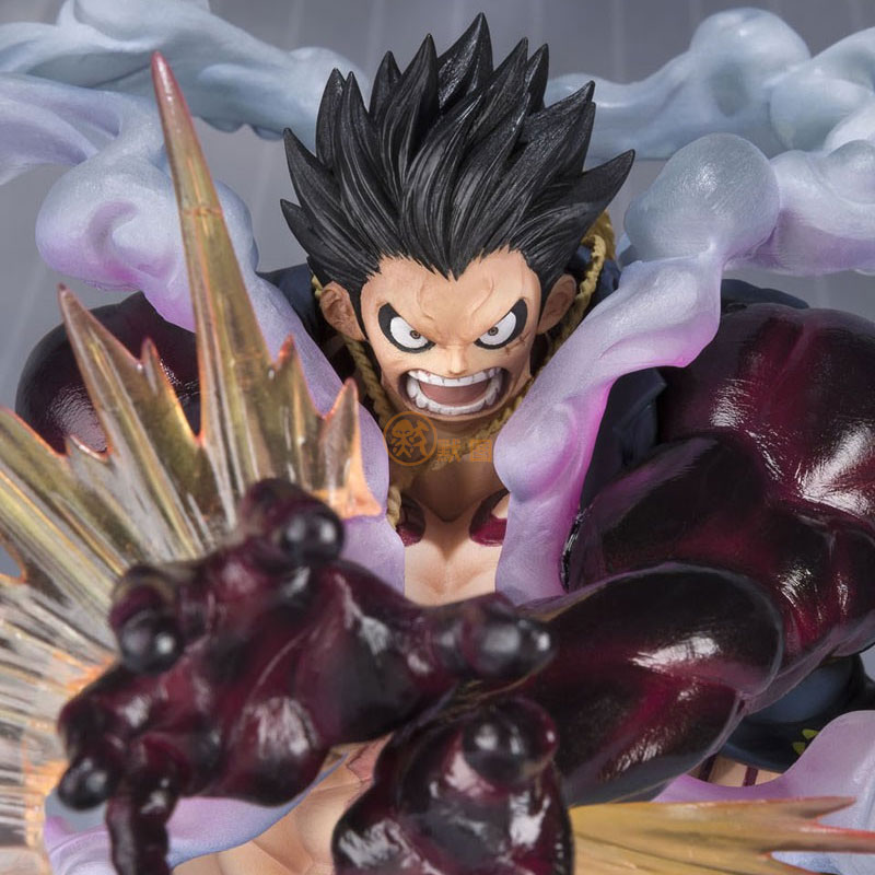 日版figuartszero 海贼王 onepiece 路飞 4档 橡胶狮子火箭炮手办