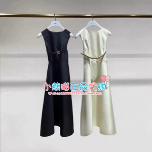 现货欧时力1LY2085720专柜正品国内代购24新款无袖圆领收腰连衣裙