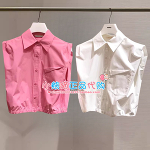 欧时力现货1LY2014930专柜正品2024年夏新款翻领宽松飞飞袖衬衫女