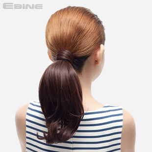 假发马尾短款 中长款高仿真马尾逼真隐形自然 捆绑带式假马尾辫子