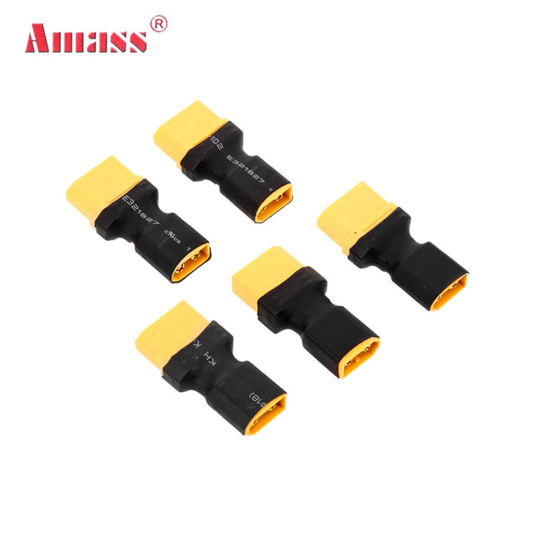 thumbnail for Amass Genuine XT60 Plug Male XT90 to XT60 Female Model Aircraft Lithium Battery Adapter