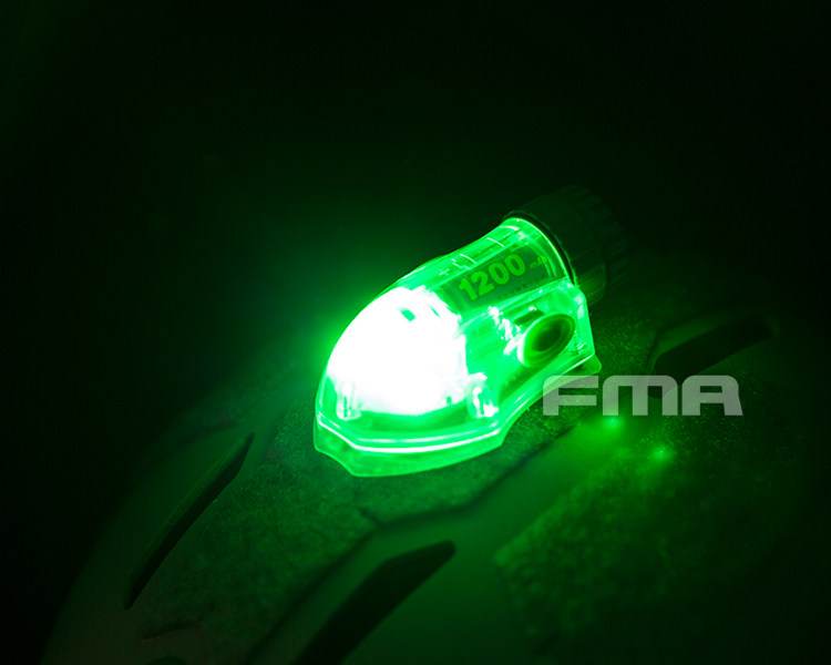 FMA 户外骑行蜗牛灯IR识别求生信号灯战术专用频闪头盔灯 TB516