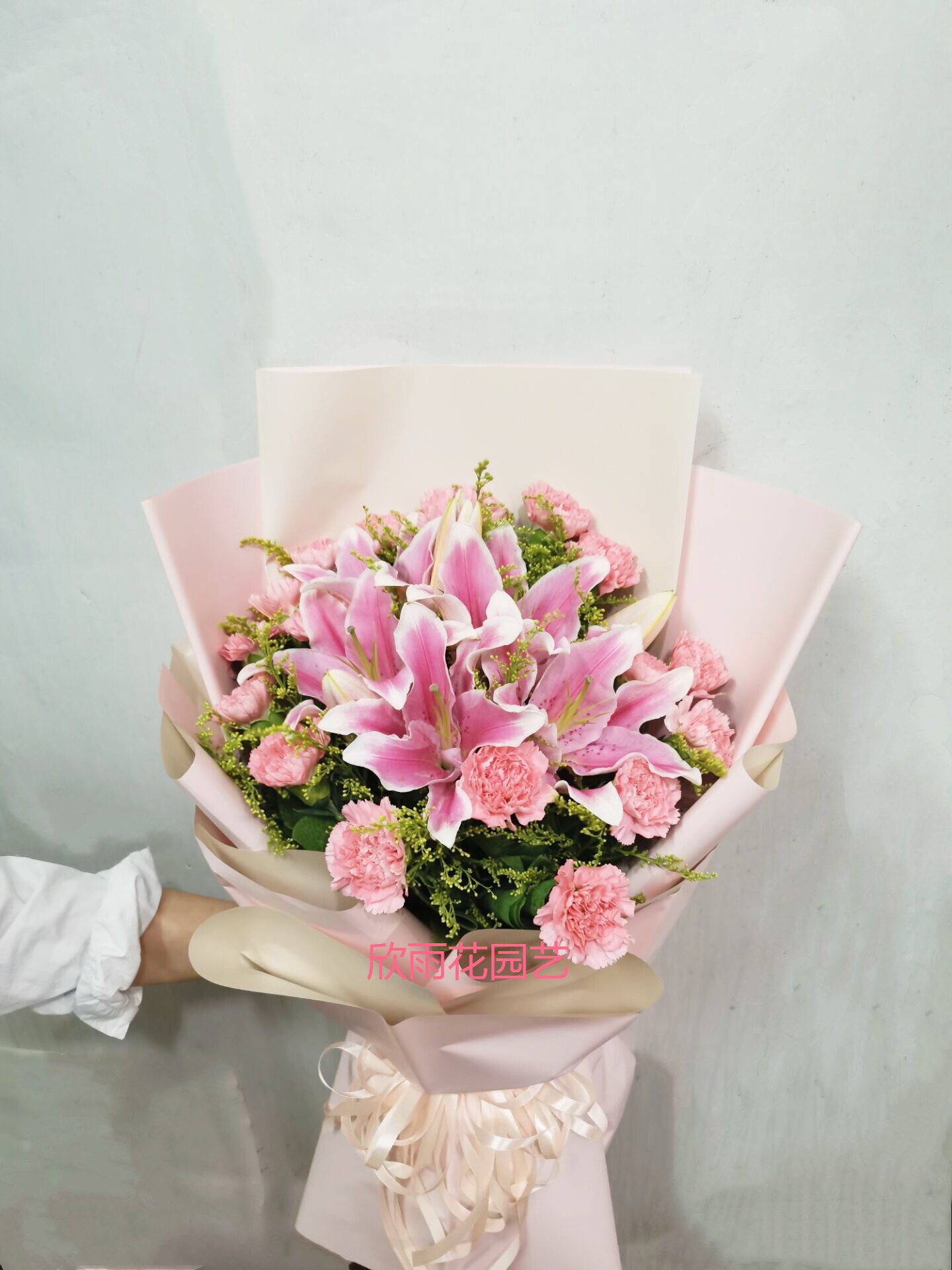 康乃馨鲜花母亲节教师节三八节祝福生日鲜花速递上海同城鲜花配送