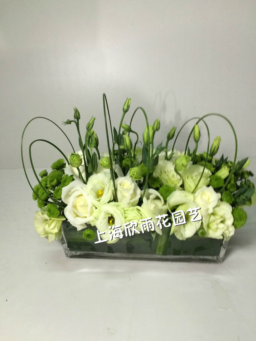 签到台花 前台花 会展鲜花 会议台花 餐桌花 上海同城鲜花速递