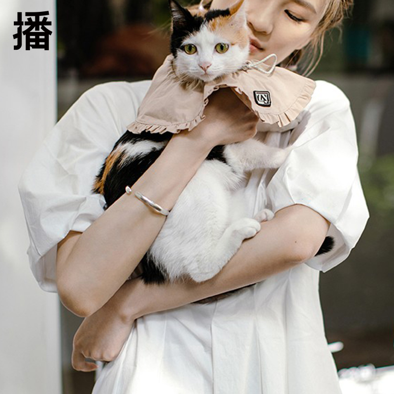 播连衣裙女2023夏季新款白色高腰长裙休闲简约圆领收腰网红裙子