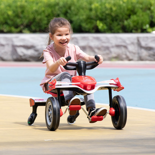 ROLLPLAY如雷儿童漂移小赛车可折叠滑行脚踏飞机三轮自行玩具山姆