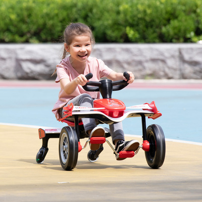 ROLLPLAY如雷儿童漂移小赛车可折叠滑行脚踏飞机三轮自行玩具山姆