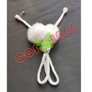 定制 和服羽织钮 毛球 cos配件