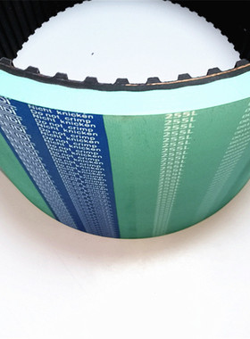 促销包邮贝递BEIDI橡胶同步带拉膜皮带255L一体加厚绿色软胶68齿