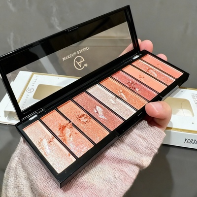 橄榄皮大号闪耀大地色眼影珠光