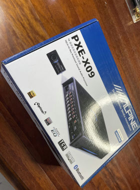 阿尔派PXE-X09处理器DSP车载HIFI音响发烧级无损解码16路输出31段