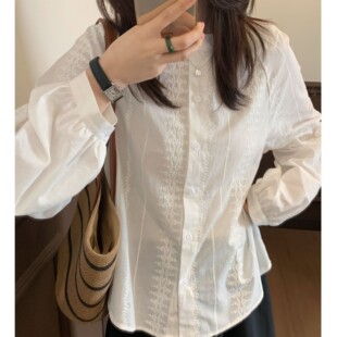 时尚 春季 百搭薄款 设计感小衫 Young 小众韩版 CX20127 Niche