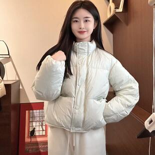 Niche 百搭冬季 Young 休闲立领短款 羽绒服QD10838 90白鸭绒时尚